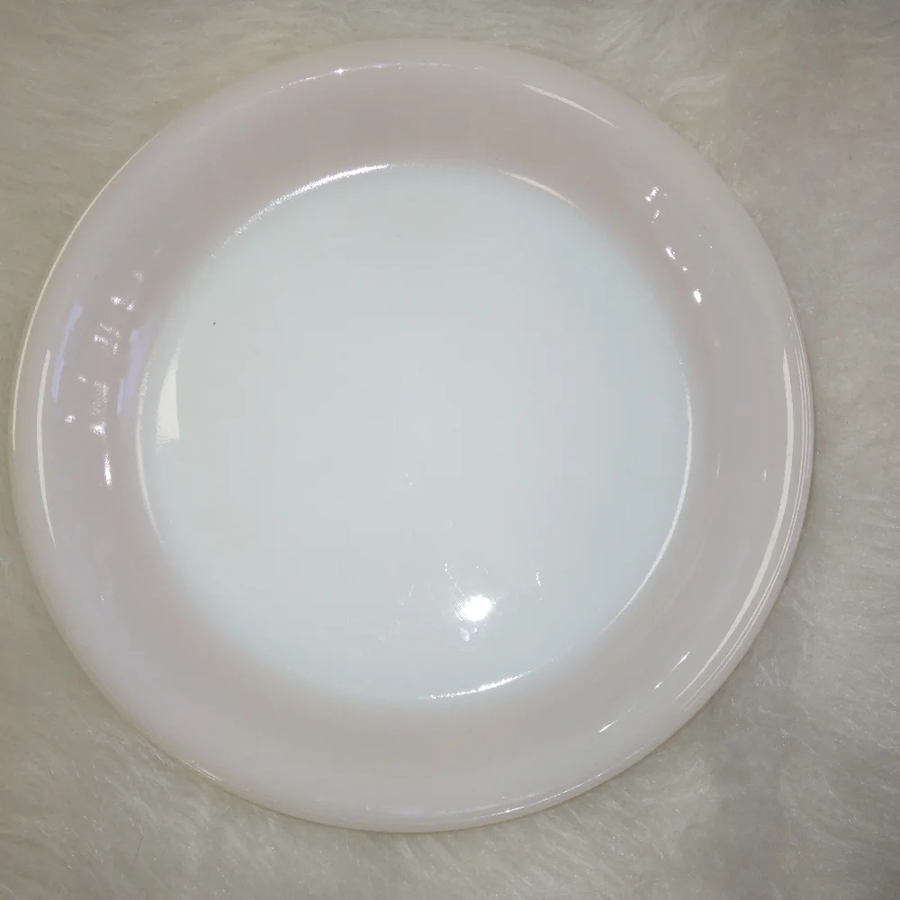 VINTAGE FIRE KING 9 Peach Luster 9 inch pie plate, GUC